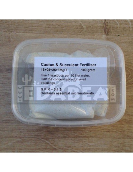 Fertilizante para cactos 100 gramas
