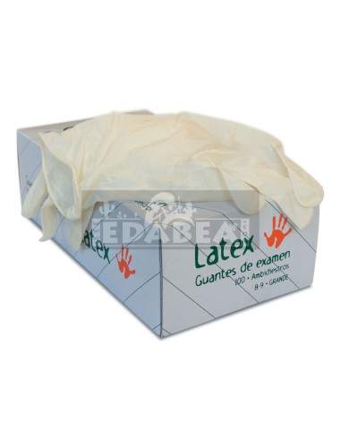 Luvas de látex 10 unidades