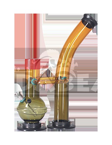 Bong doppio in acrilico