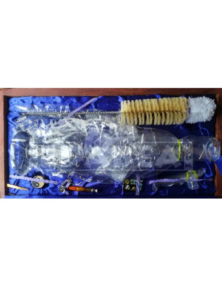 Ensemble cadeau en verre Bong + Accessoires, 37 cm