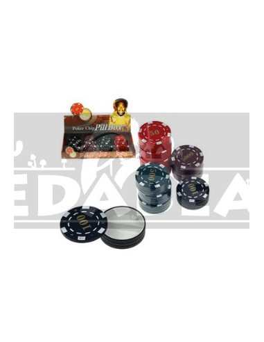Poker Chip Pillbox