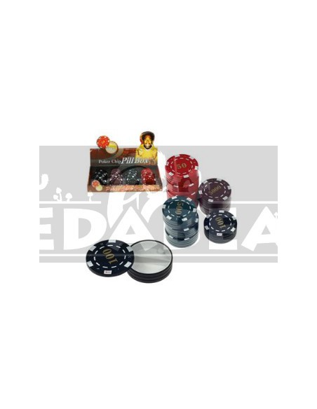 Poker Chip Pillbox