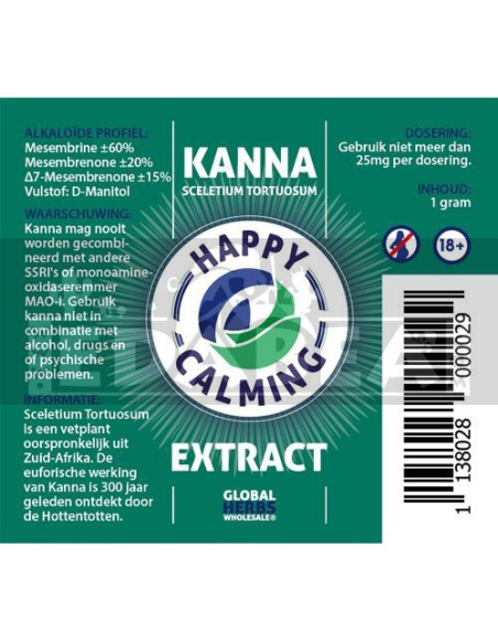 Extrait calmant Kanna Happy 1g
