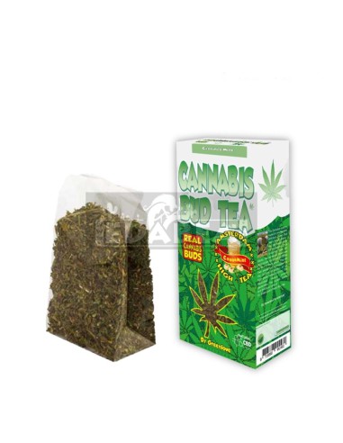 Chá de botões de menta de cannabis