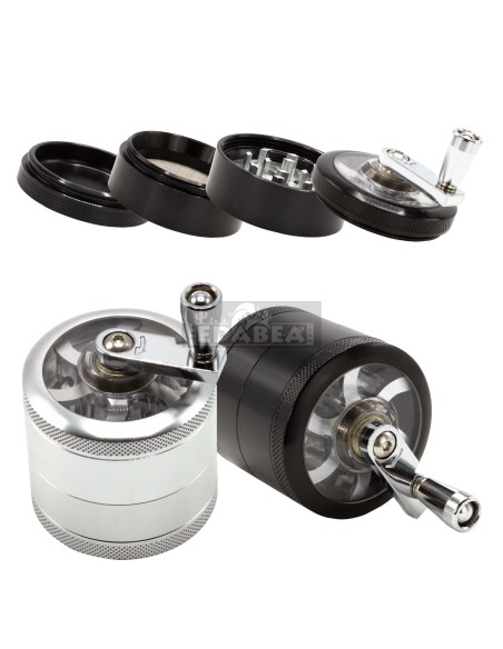 Grinder 63 mm 4 partes - Molienda Eficiente de Hierbas