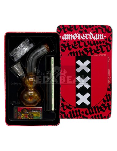 Comprare kit bong in vetro 12 cm con accessori | Edabea