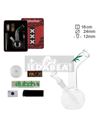 16 cm Glasbong Set mit Zubehör kaufen | Edabea Online