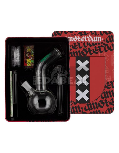 Comprare kit bong in vetro 16 cm con accessori | Edabea
