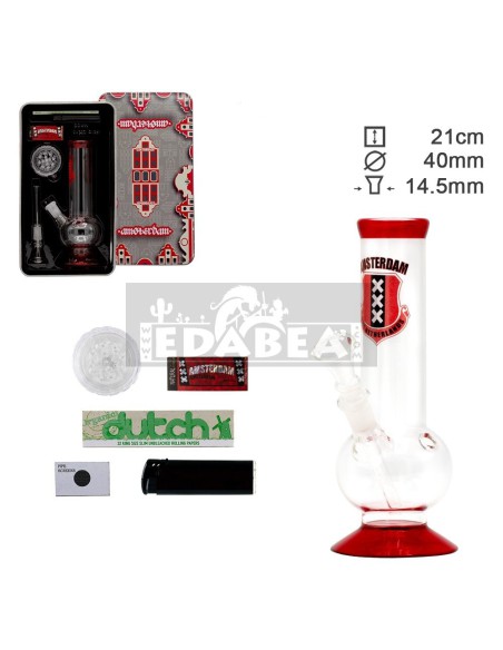 21 cm Glasbong Set mit Zubehör kaufen | Edabea Online
