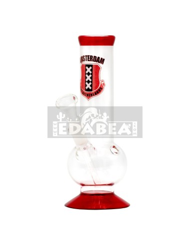 Bong de Vidrio 21 cm con Accesorios Amsterdam Greenline | Edabea