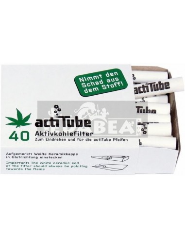 Aktivkohlefilter ActiTube - Verpackung mit 40 Stück