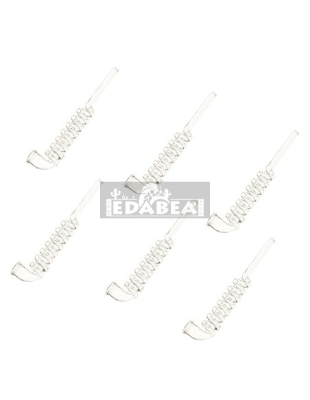 Glaspfeife Spirale 17 cm | Glaspfeife | Edabea