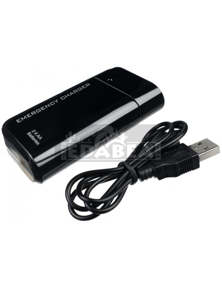 Caricatore di emergenza PUFFiT-X e cavo USB
